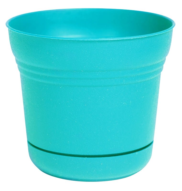 Bloem SP0727 Saturn Planter, 7.3 in W, Bell, Plastic, Calypso, Matte