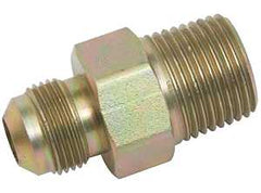 BrassCraft PSCFT-10 Flare Adaptor, 3/8 in, Flare x MIP, Brass, Chromate-Coated