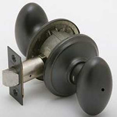 Schlage F Series F40VSIE716 Privacy Lever, Mechanical Lock, Aged Bronze, Knob Handle, Metal, Residential, Grade 2 Grade