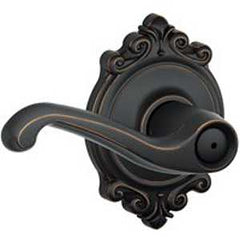Schlage F Series F40VFLA716BRK Privacy Lever, Mechanical Lock, Aged Bronze, Lever Handle, Metal, Residential