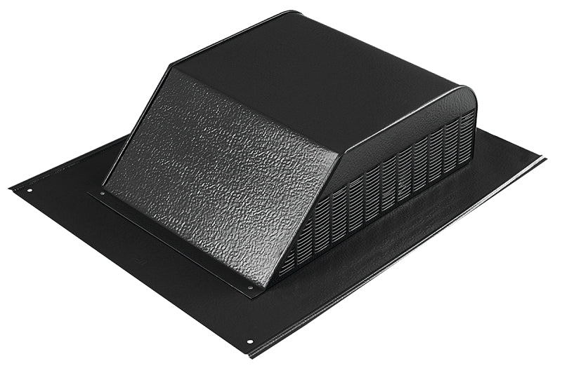 Master Flow SSB960ABL Roof Louver, 18 in L, 20-1/2 in W, Aluminum, Black