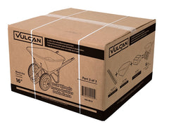 Vulcan 34887 Wheelbarrow Parts w/16 in Pneumatic Wheels, For 6 cu-ft Steel Wheelbarrow Kit