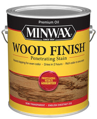Minwax Wood Finish 710440000 Wood Stain, English Chestnut, Liquid, 1 gal, Can