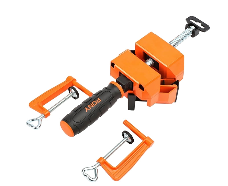9180 CLAMP ANGLE ORG/BLK 90DEG