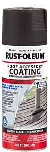 Stops Rust 285227 Rust Preventative Spray Paint, Flat, Carbon Black, 12 oz, Can