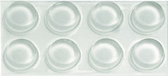 Hillman 50660 Furniture Bumper Pad, 1/2 in, Rubber, Clear