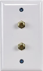 Zenith VW1001WJ2W Wallplate, 4-1/2 in L, 2-3/4 in W, White