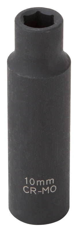 Vulcan Deep Impact Socket, 10 mm Socket, Black Phosphate