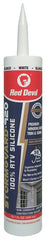 Red Devil STORMGUARD 780 Silicone Sealant, White, 10 to 100 deg F, 300 mL Cartridge