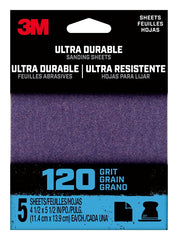 3M 27368 Cross Pad, 1 in W, 5-1/2 in L, 60 Grit, Fine, Aluminum Oxide Abrasive, Cloth Backing