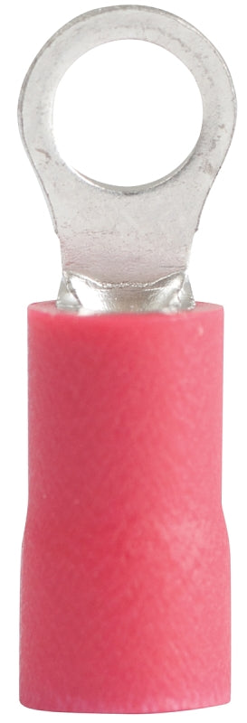 GB 20-101 Ring Terminal, 600 V, 22 to 18 AWG Wire, #4 to 6 Stud, Vinyl Insulation, Red
