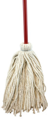 Chickasaw 11014L Deck Mop with Hanger, 14 oz Headband, 63 in L, Cotton/Yarn Mop Head, Metal Handle