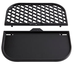 Weber 8860 Grill and Griddle Station, Cast Iron, Porcelain Enamel-Coated
