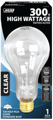 Feit Electric 300M Incandescent Lamp, 300 W, PS25 Lamp, Medium E26 Lamp Base, 3600 Lumens, 2700 K Color Temp