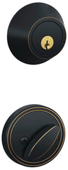 LOCK DEADBOLT SNGL CYL AGEDBRZ