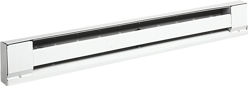TPI 2900S Series H2920-096S Baseboard Heater, 8.3/7.2 A, 208/240 V, 6826/5100 Btu/hr BTU, Ivory