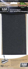Gator 7106-012 Sheet, 11-1/4 in L, 4-1/4 in W, 100 Grit, Fine, Silicone Carbide Abrasive