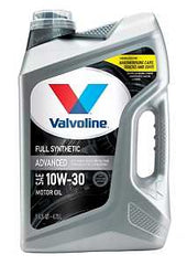 Valvoline 881165 Advanced Full Synthetic Motor Oil, 10W-30, 5 qt, Bottle