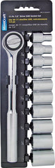 SOCKET SET 11PC SAE 1/2 DR