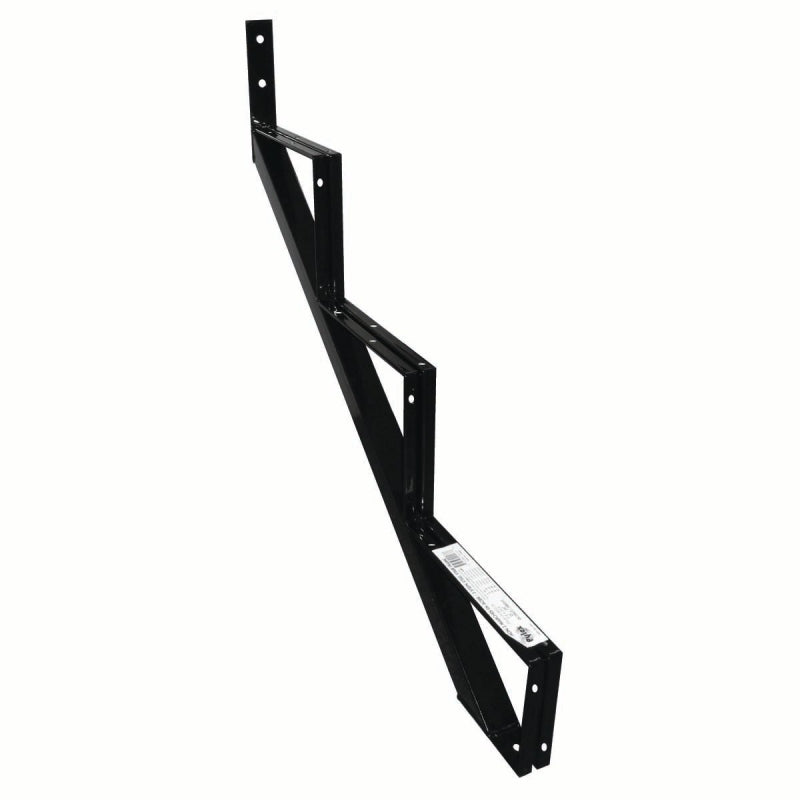 Pylex 13903 Series Stair Riser, 30 in H, 40 mm L, 40 mm W, Steel, Black, Baked Powder-Coated