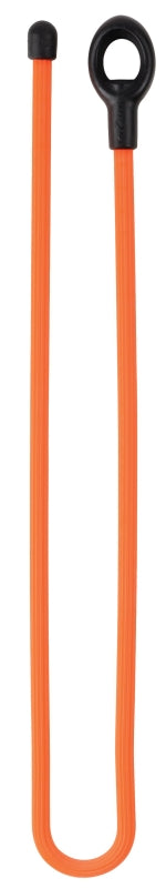 Gear Tie Loopable GLL24-31-2R6 Twist Tie, Rubber, Bright Orange, 24.7 in L