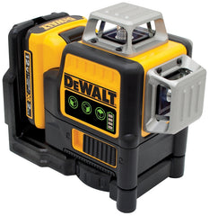 DEWALT DW089LG-QU Laser Level, 165 ft, +/-0.125 in Accuracy, Green Laser