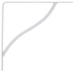 BRACKET SHELF DECO WHITE 8X8IN