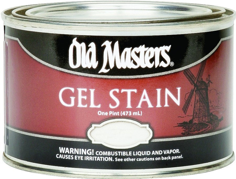 Old Masters 80208 Gel Stain, Golden Oak, Liquid, 1 pt, Can