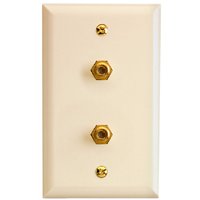 Coaxial Wall Plate Dual IVR