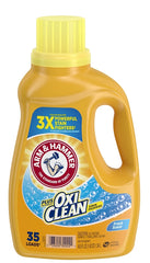 Arm & Hammer Plus OxiClean Series 97542 Laundry Detergent, 45.5 oz Bottle, Liquid, Clean Fresh