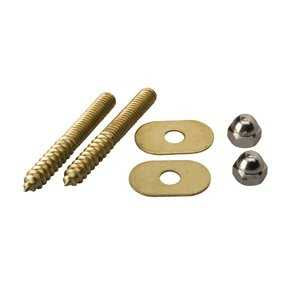 Moen M-Line Series M5810 Toilet Floor Screw, Brass, Includes: (2) 5/16 x 2-1/4 in Closet Screws