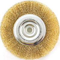 WIRE WHEEL W/ HOLE 6" FINE