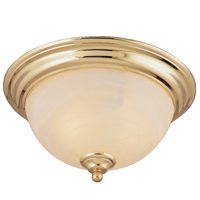 2LT BRS ALBSTR CEILING FIXTURE