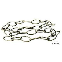 LA750 PEWTER CHAIN OVAL PEWTER