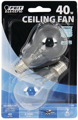 Feit Electric BP40A15N/CL/CF Incandescent Bulb, 40 W, A15 Lamp, E17 Lamp Base, 280 Lumens, 2700 K Color Temp, Soft White