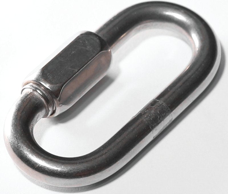 Baron 7350T-1/8 Quick Link, 132 lb Working Load, Steel, Zinc