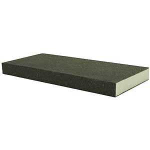 Richard 07025 Sanding Sponge, Black, 8-7/8 in L, 4 in W, Fine, Medium