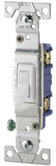 1301-7W WHITE GROUNDED TOGGLE