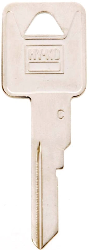 Hy-Ko 11010B63 Key Blank, Brass, Nickel, B63 Key Number