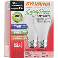 19009 43W/A17 BULB HAL SFT WHT
