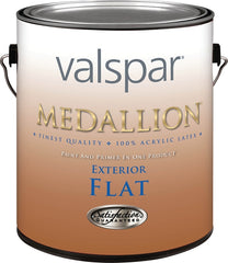 Valspar Medallion 45500 Series 455081GAL Latex Paint, Flat, Pastel Base, 1 gal