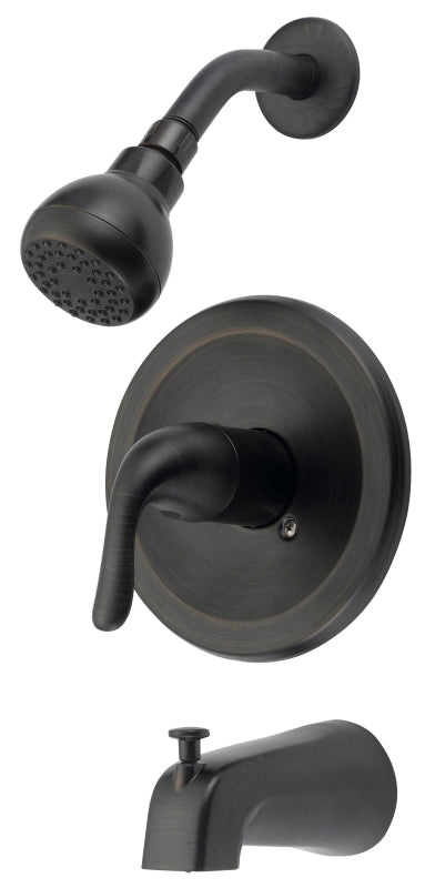 FAUCET TUB/SHOWER SGL HNDL BRZ