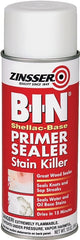 Zinsser Z01018 Primer, 500 sq-ft/gal Coverage Area, Flat, White, 369 g, Aerosol Can