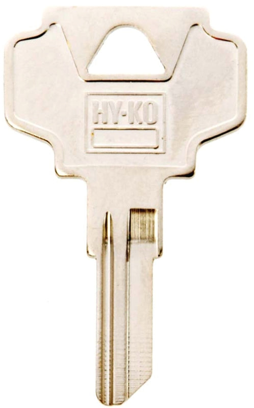 Hy-Ko 11010IN24 Key Blank, Brass, Nickel, For: ILCO Cabinet, House Locks and Padlocks, IN24 Key Number