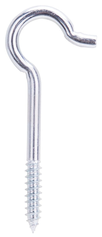ProSource LR312 Ceiling Hook, 100 lb Working Load, Steel, Silver, Zinc