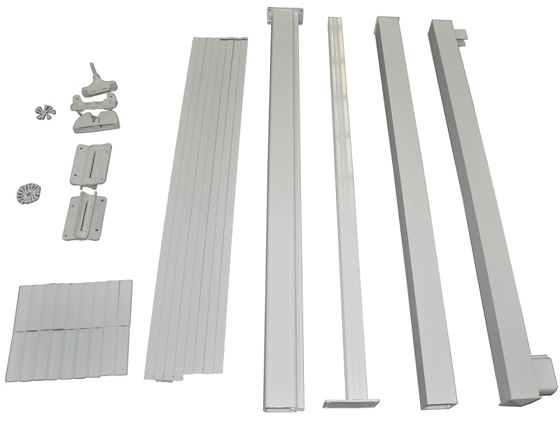ASGP-0W RAILING GATE WHT 48IN