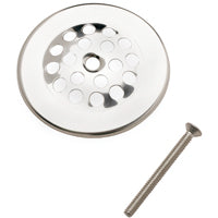 TUB STRAINER COVER W/SCREW