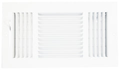 SIDEWALL RGSTR 3WAY WHT 12 X 6