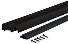 11823 DOOR BTTM DRPCAP BLK36IN