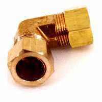 BRASS COMP ELBOW 3/8X3/8